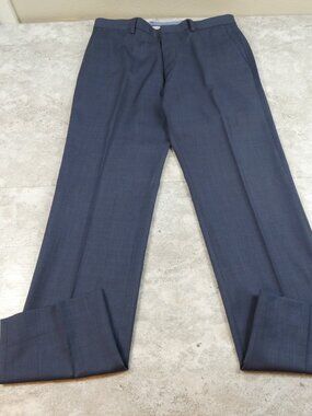 Banana Republic Pant Blue Tailored Slim Fit Business Casual Trouser